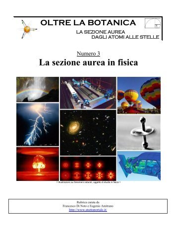 N.3 - La sezione aurea in fisica - atuttoportale