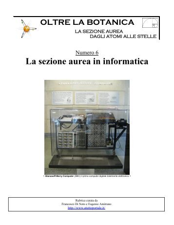 N.6 La sezione aurea in informatica - atuttoportale