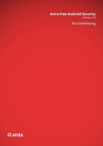 Avira Free Android Security Kurzanleitung