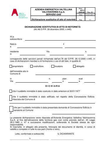 Dichiarazione sostitutiva atto notorietÃ  .pdf - AEVV