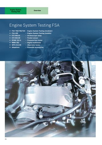 Engine System Testing FSA