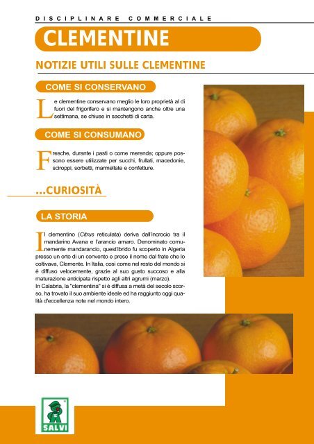 CLEMENTINE - Salvi