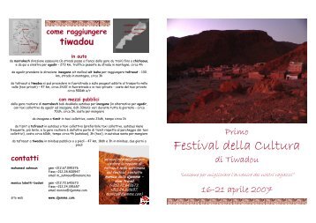 Festival della Cultura - Djemme