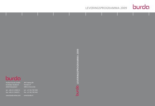 LEVERINGSPROGRAMMA 2009 - Burda