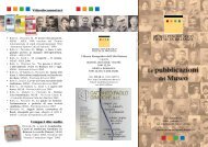 Le pubblicazioni del Museo Etnografico dell'alta Brianza