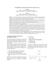 A MONITORING SYSTEM FOR GRID-CONNECTED PV ... - Sunsim.it