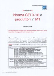 Norma CEI 0-16 e produttori in MT - Sunsim.it