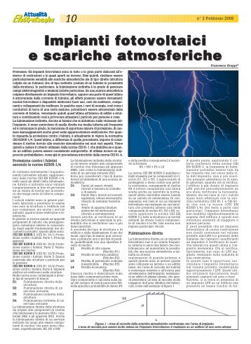 Impianti fotovoltaici e scariche atmosferiche - Sunsim.it