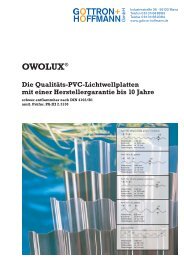 OWOLUX® - GOTTRON + HOFFMANN Kunststoffe Mainz