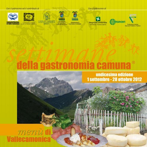 Settimane della Gastronomia Camuna - Parco dell'Adamello