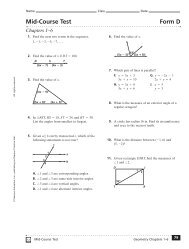 Mid-Course Test Form D