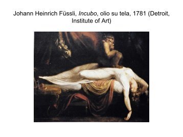 Johann Heinrich Fussli, Incubo, olio su tela, 1781 - Università degli ...