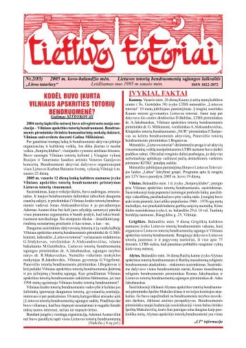 Lietuvos totoriai Nr. 85 - TautiniÅ³ bendrijÅ³ namai