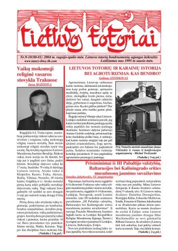 Lietuvos totoriai Nr. 80-81