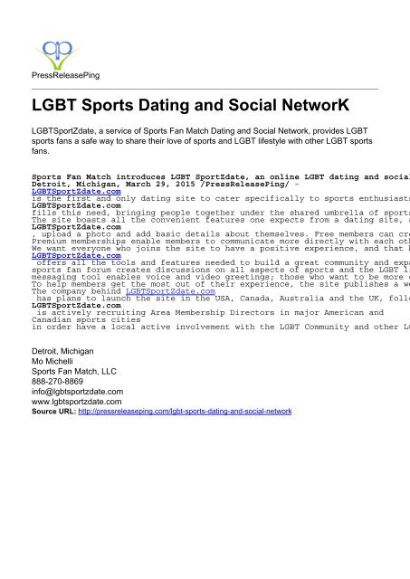 LGBT Sports Dating and Social NetworK