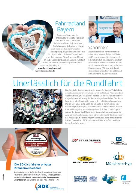 BAYERN RUNDFAHRT Die Vorschau 2015