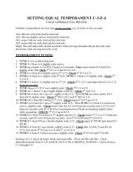 SETTING EQUAL TEMPERAMENT C-3-F-4 - Piano World