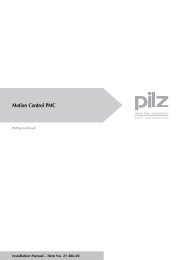 Motion Control PMC - Index of /downloads - Pilz GmbH & Co.