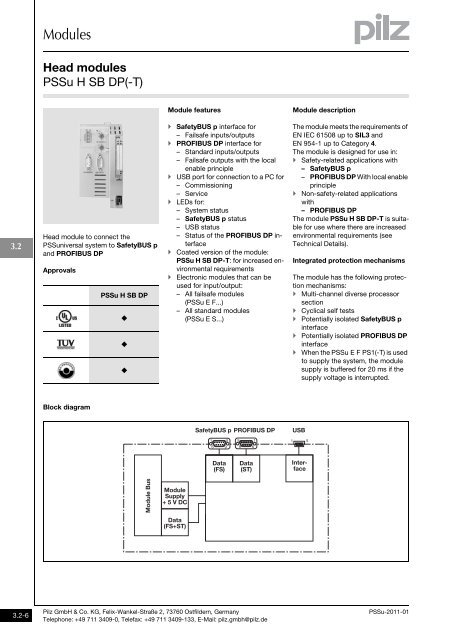 System description - Pilz GmbH & Co.