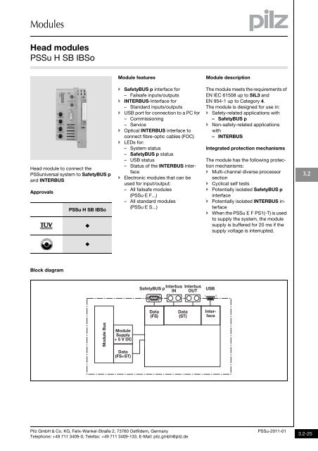 System description - Pilz GmbH & Co.