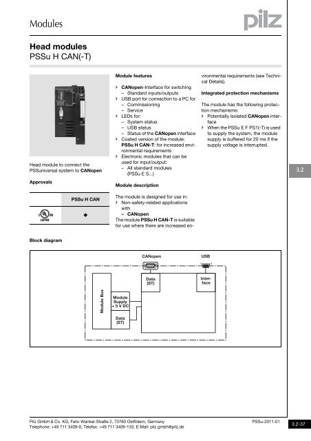 System description - Pilz GmbH & Co.