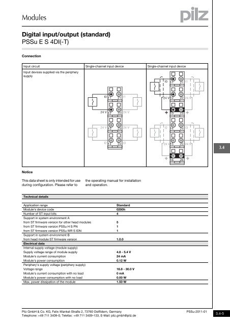 System description - Pilz GmbH & Co.