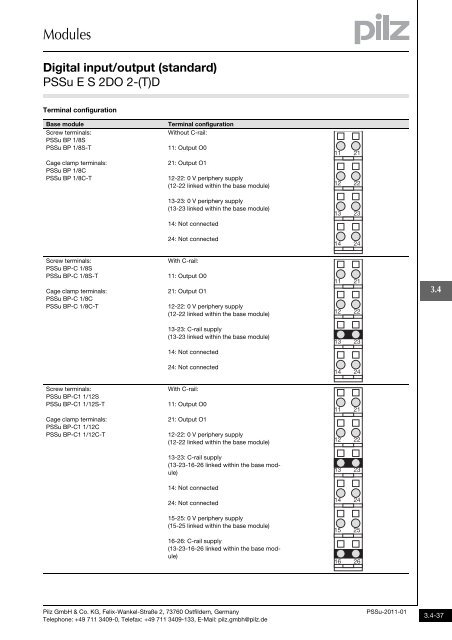 System description - Pilz GmbH & Co.