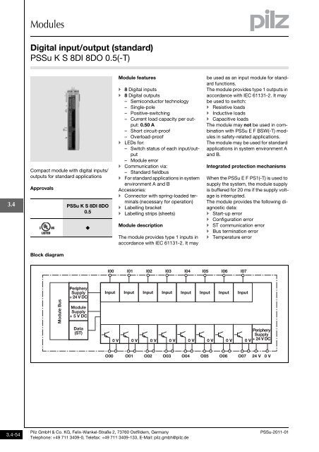 System description - Pilz GmbH & Co.