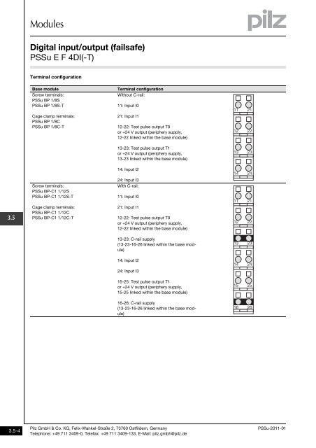 System description - Pilz GmbH & Co.