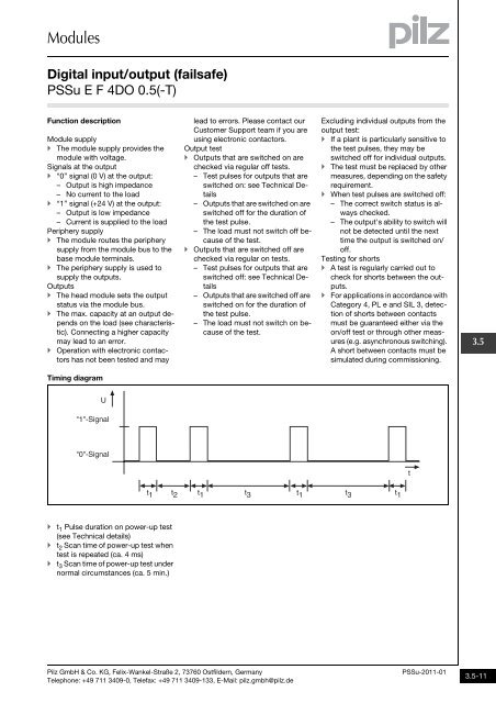 System description - Pilz GmbH & Co.