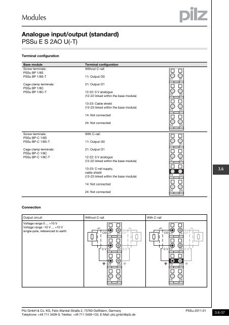 System description - Pilz GmbH & Co.