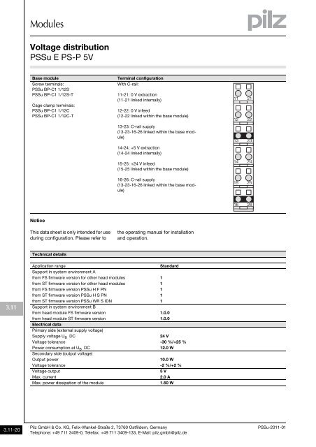 System description - Pilz GmbH & Co.