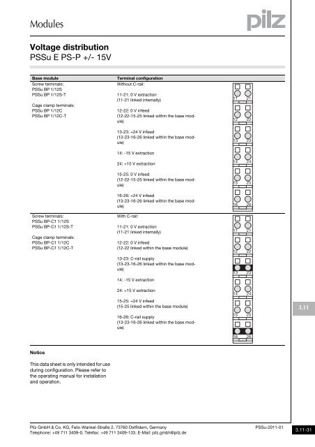 System description - Pilz GmbH & Co.