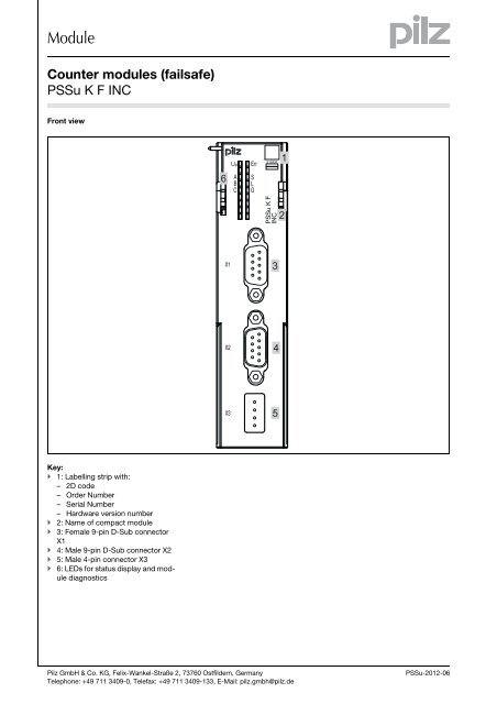 System description - Pilz GmbH & Co.