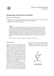 Pharmacology and toxicology of absinthe