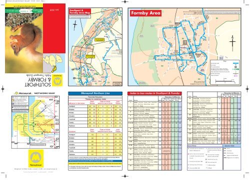 Southport & Formby Area Map - the TravelWise Merseyside website