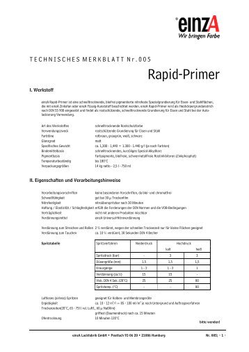 Rapid-Primer - einzA