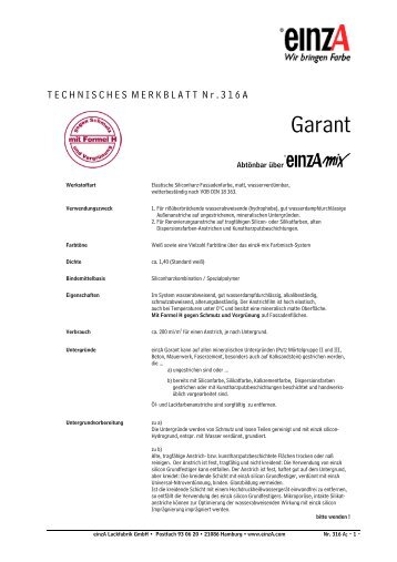 Garant - einzA