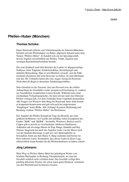 D.A.F.T: Pfeifen Schneiderwind - Aachen