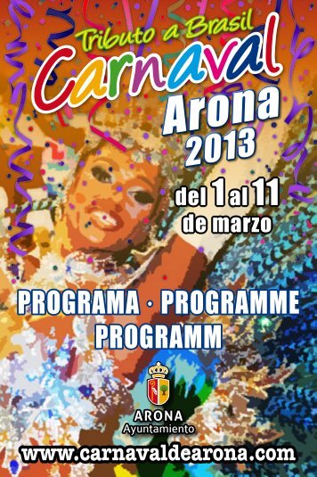 Carnaval Arona 2013 "Tributo a Brasil" [pdf 2,83 MB]