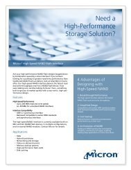Micron High-Speed NAND Interface Product Flyer