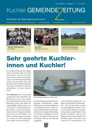 1961 bis 2011 - Gemeinde Kuchl