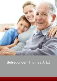 Betreuungen Thomas Artzt