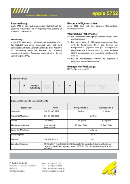 PDF zum Download - Epple-chemie.de