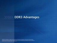 DDR3 Advantages Presentation - Micron