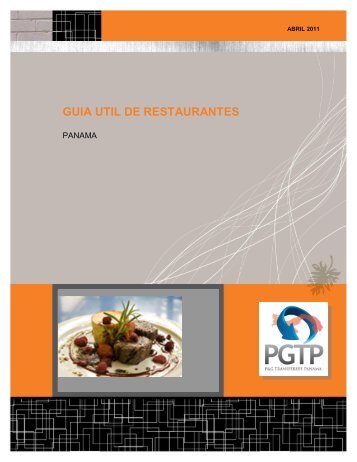 GUIA UTIL DE RESTAURANTES - pgtpanama.com