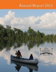 Annual Report 2012 - Tiffin Charitable Foundation