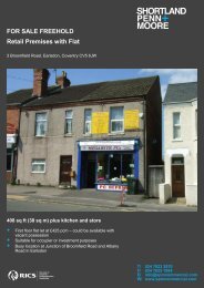 FOR SALE FREEHOLD Retail Premises with Flat