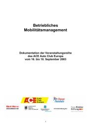 Betriebliches Mobilitätsmanagement ... - Clever Pendeln