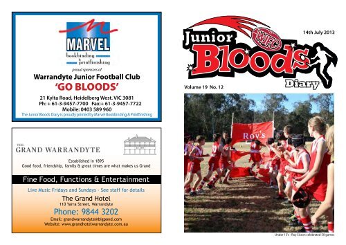 Junior - Warrandyte